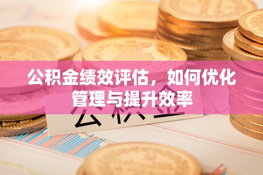 崇义公积金绩效评估，如何优化管理与提升效率