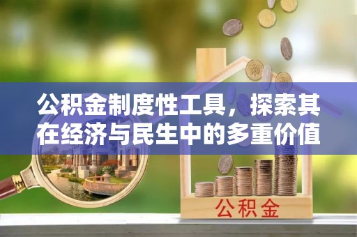 崇义公积金制度性工具，探索其在经济与民生中的多重价值