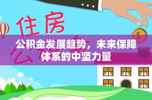 崇义公积金发展趋势，未来保障体系的中坚力量