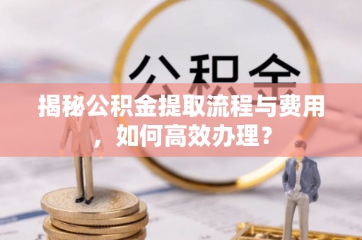 崇义揭秘公积金提取流程与费用，如何高效办理？